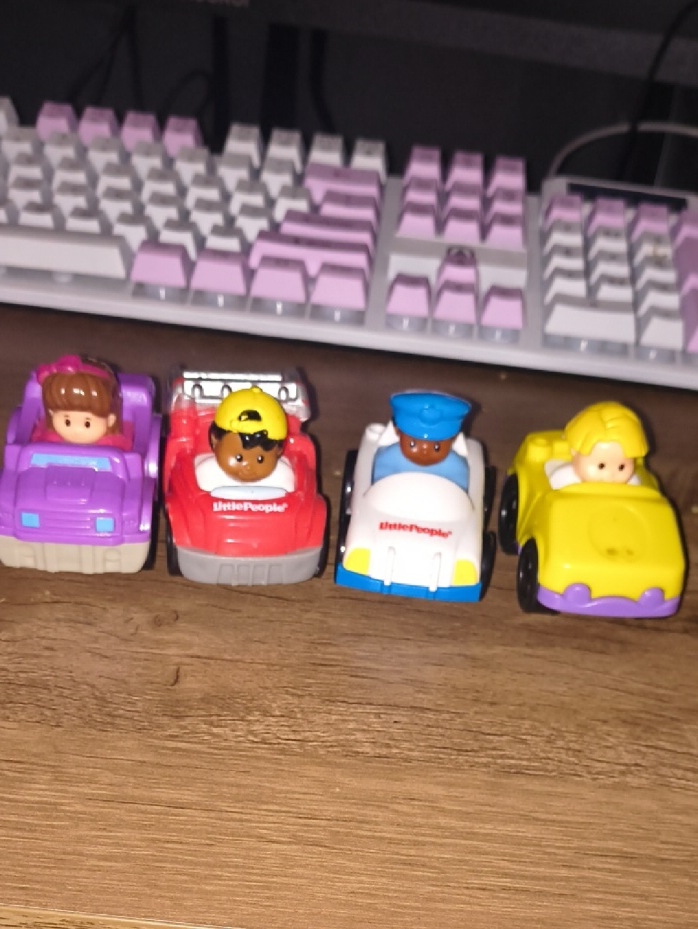Fisher-Price Little People Wheelies Vehicle Lot – Set of 4